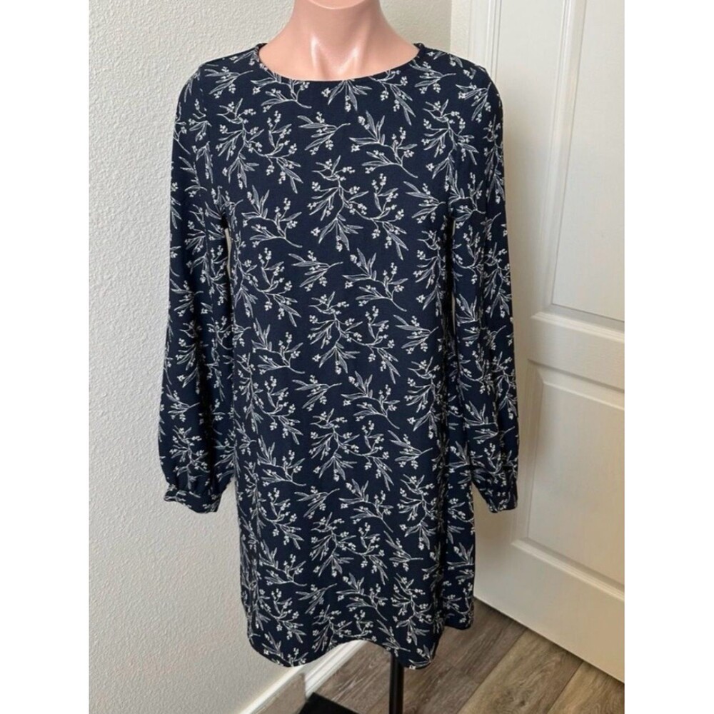 H&M Floral Long Sleeve Dress Sz 2